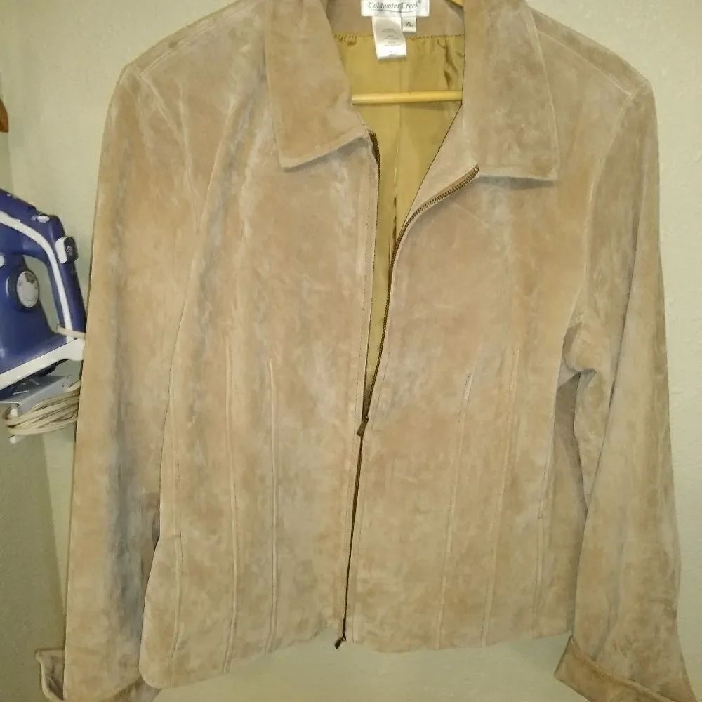 Coldwater Creek leather jacket